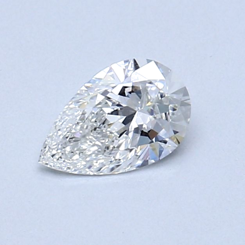 0.4 carat G-VS2 Natūralus Pear Deimantas (1)