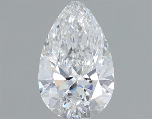 0.7 carat D-SI1 Natūralus Pear Deimantas (1)