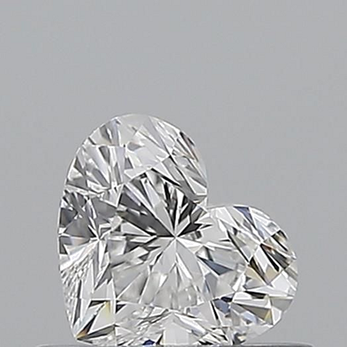 0.5 carat E-VVS2 Natūralus Heart Deimantas (1)