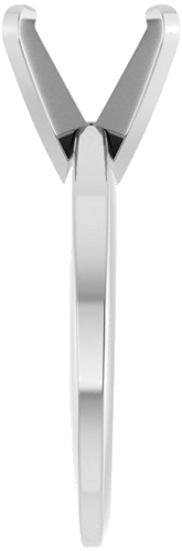 Sužadėtuvių Žiedas „Solitaire“ 14k white gold Round 9mm (4)