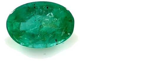 0.42 carat GREEN Oval Smaragdas (1)