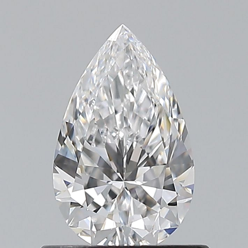 0.7 carat D-VVS2 Natūralus Pear Deimantas (1)