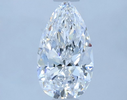 0.5 carat D-VS2 Natūralus Pear Deimantas (1)
