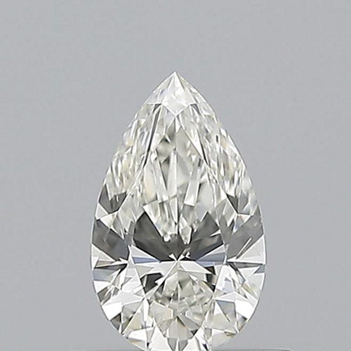 0.51 carat I-VVS2 Natūralus Pear Deimantas (1)