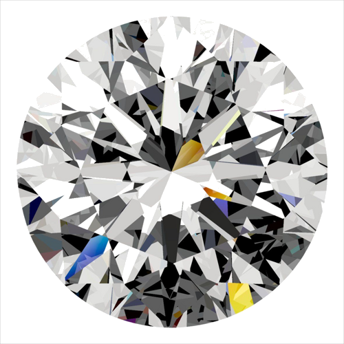 0.3 carat H-SI1 Very Good cut Natūralus Round Deimantas (1)
