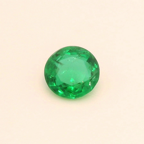 0.24 carat GREEN Round Smaragdas (1)