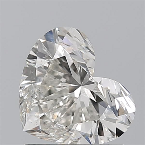 1.21 carat I-SI1 Natūralus Heart Deimantas (1)