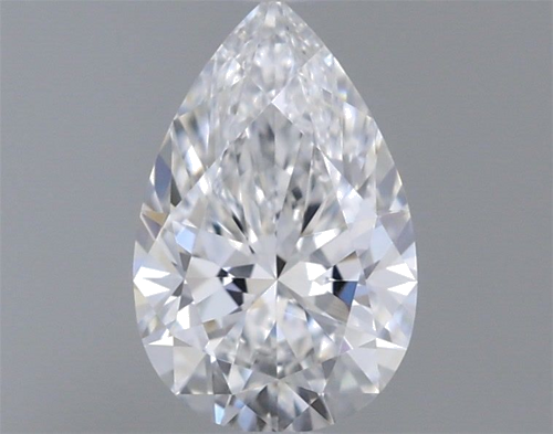 0.4 carat D-VVS1 Natūralus Pear Deimantas (1)