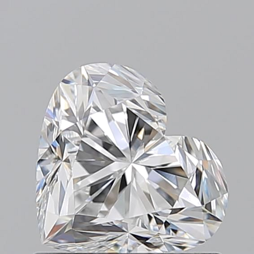 1.04 carat E-VVS1 Natūralus Heart Deimantas (1)