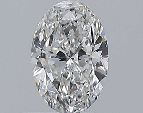 0.5 carat D-VS2 Natūralus Oval Deimantas (1)