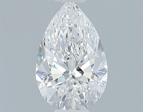 0.36 carat D-VVS2 Natūralus Pear Deimantas (1)