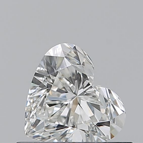 0.51 carat H-VVS1 Natūralus Heart Deimantas (1)