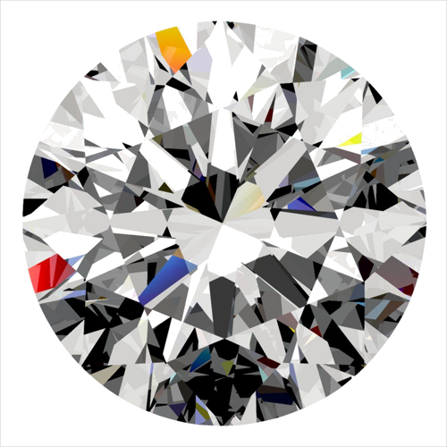0.33 carat D-VVS2 Excellent cut Natūralus Round Deimantas (1)