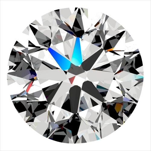 0.3 carat F-VS2 Excellent cut Natūralus Round Deimantas (1)