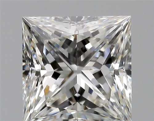 0.67 carat F-VVS2 Natūralus Princess Deimantas (1)