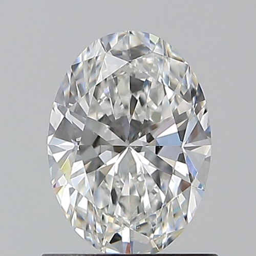 0.91 carat F-SI1 Natūralus Oval Deimantas (1)
