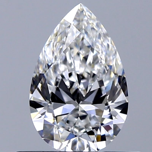 0.5 carat E-VS1 Natūralus Pear Deimantas (1)