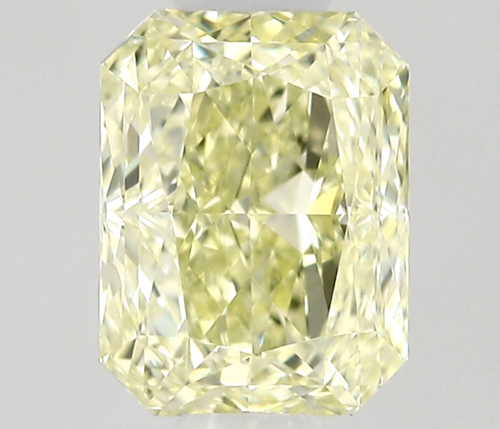 0.5 carat Fancy Light Yellow-VVS1 Natūralus Radiant Deimantas (1)