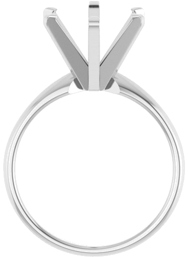 Sužadėtuvių Žiedas „Solitaire“ 14k white gold Oval 12mm x 10mm (2)