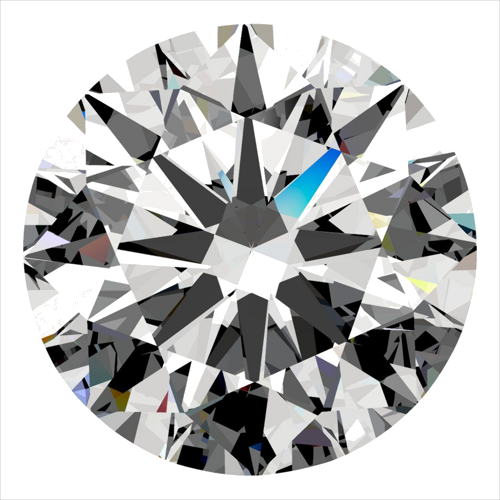 0.57 carat H-VS2 Excellent cut Natūralus Round Deimantas (1)