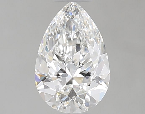 0.5 carat F-VVS1 Natūralus Pear Deimantas (1)