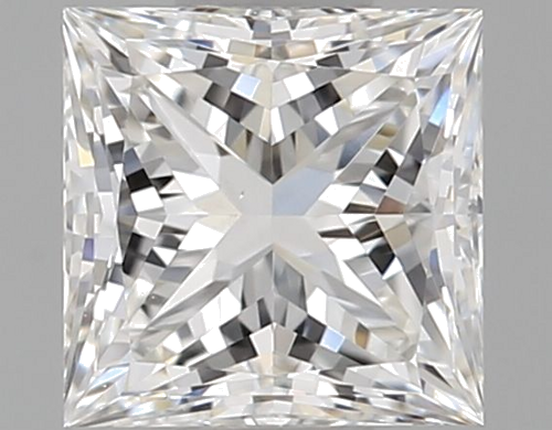 0.57 carat F-VS1 Natūralus Princess Deimantas (1)