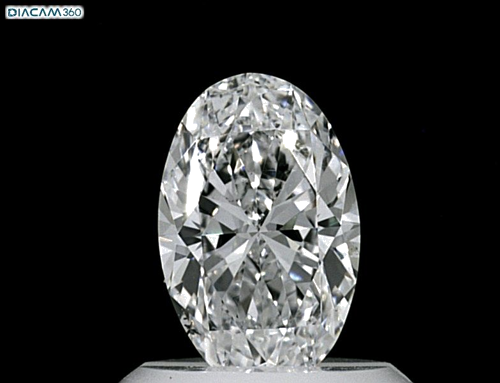 0.7 carat D-SI1 Natūralus Oval Deimantas (1)