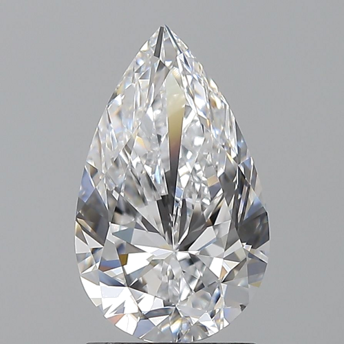 2.0 carat D-VVS1 Natūralus Pear Deimantas (1)