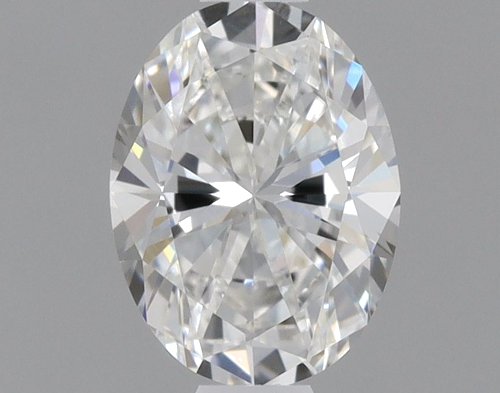 0.5 carat F-VVS2 Natūralus Oval Deimantas (1)