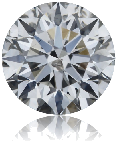 0.52 carat G-SI2 Very Good cut Natūralus Round Deimantas (1)