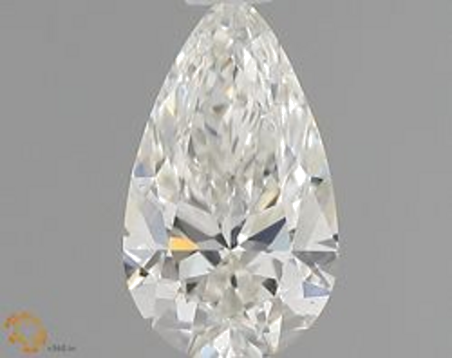 0.51 carat H-VS2 Natūralus Pear Deimantas (1)