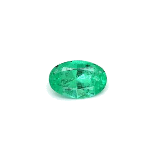 0.89 carat GREEN MODIFIEDBRILLIANT cut Oval Smaragdas (1)