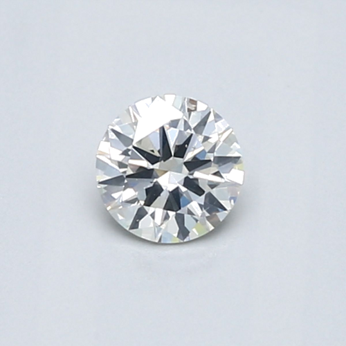 0.37 carat I-SI1 Very Good cut Natūralus Round Deimantas (1)
