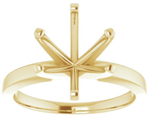 Sužadėtuvių Žiedas „Solitaire“ 14k yellow gold Oval 11mm x 9mm (3)