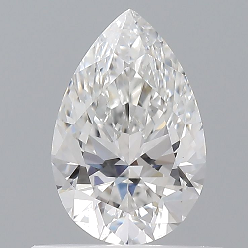 0.55 carat E-VVS2 Natūralus Pear Deimantas (1)