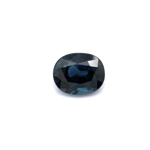 1.55 carat BLUE BRILLIANTSTEP cut Oval Safyras (1)