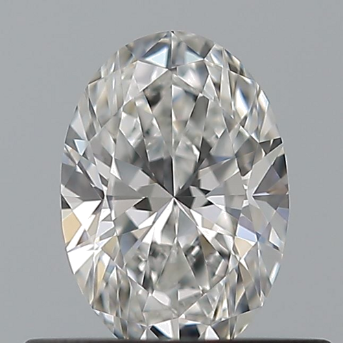 0.42 carat E-VVS1 Natūralus Oval Deimantas (1)