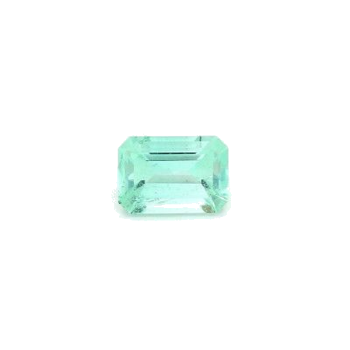 0.81 carat GREEN STEP cut Octagonal Smaragdas (1)