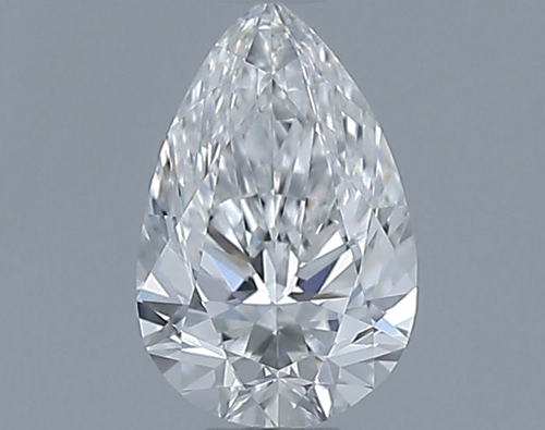 0.6 carat E-VS2 Natūralus Pear Deimantas (1)