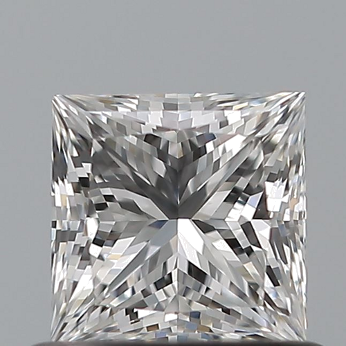 0.6 carat E-VS2 Natūralus Princess Deimantas (1)