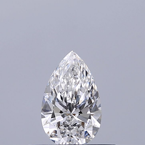 0.32 carat D-VVS1 Natūralus Pear Deimantas (1)