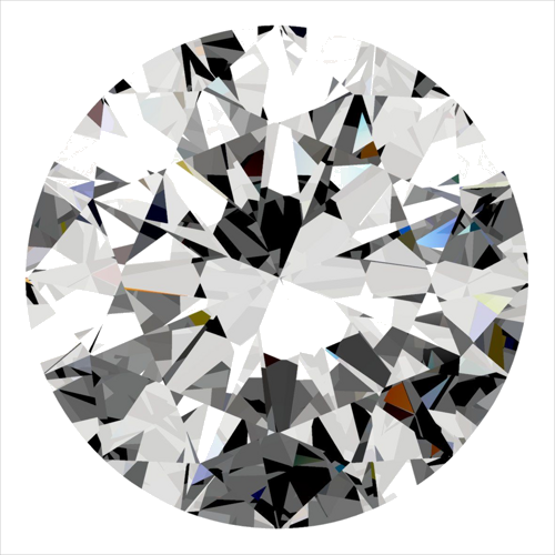 0.41 carat G-VVS2 Excellent cut Natūralus Round Deimantas (1)