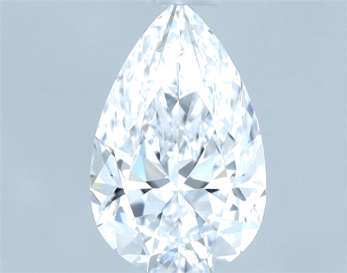 0.62 carat D-IF Natūralus Pear Deimantas (1)