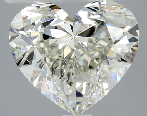 1.87 carat K-SI2 Natūralus Heart Deimantas (1)