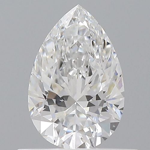 0.53 carat D-VVS2 Natūralus Pear Deimantas (1)