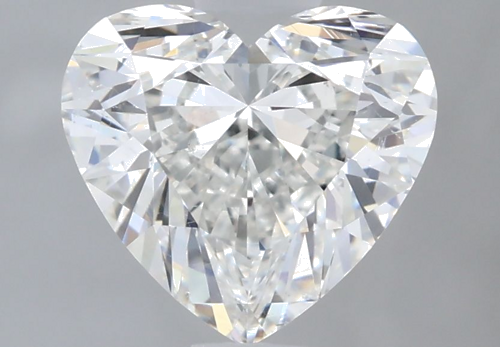 0.9 carat G-SI1 Natūralus Heart Deimantas (1)