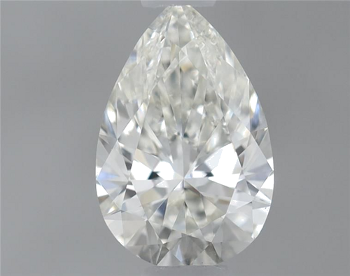 0.45 carat I-VVS1 Natūralus Pear Deimantas (1)
