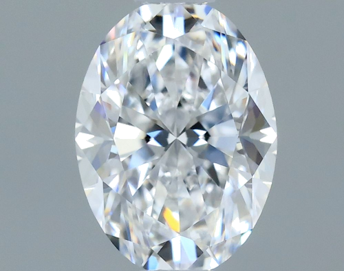 0.52 carat D-VS1 Natūralus Oval Deimantas (1)