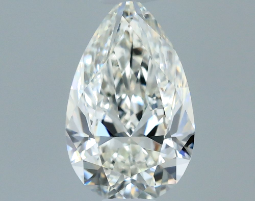 0.53 carat H-IF Natūralus Pear Deimantas (1)