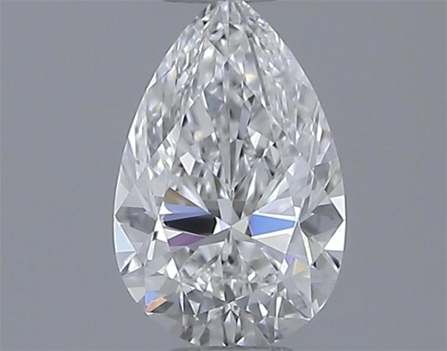 0.52 carat E-VS2 Natūralus Pear Deimantas (1)